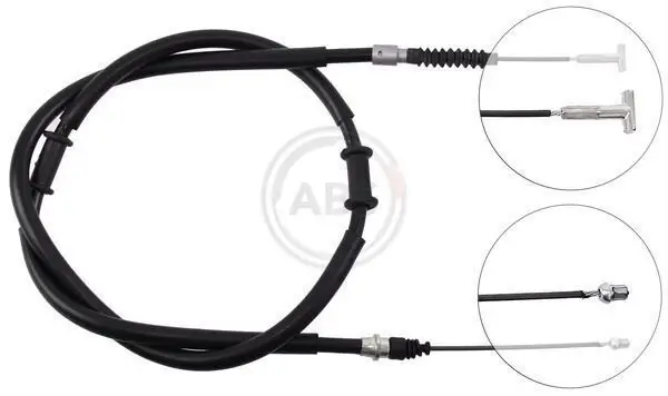 Seilzug, Feststellbremse hinten links hinten rechts A.B.S. K11696