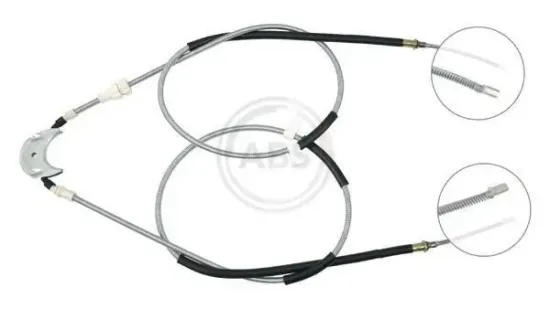 Seilzug, Feststellbremse hinten A.B.S. K12065 Bild Seilzug, Feststellbremse hinten A.B.S. K12065