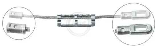 Seilzug, Feststellbremse hinten links hinten rechts A.B.S. K12096 Bild Seilzug, Feststellbremse hinten links hinten rechts A.B.S. K12096