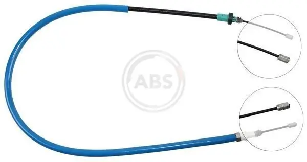 Seilzug, Feststellbremse hinten links hinten rechts A.B.S. K12306