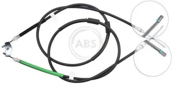 Seilzug, Feststellbremse hinten A.B.S. K12405 Bild Seilzug, Feststellbremse hinten A.B.S. K12405