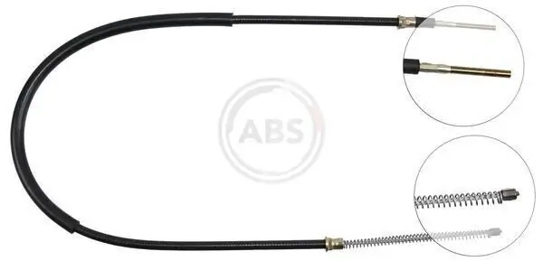 Seilzug, Feststellbremse hinten links A.B.S. K12597