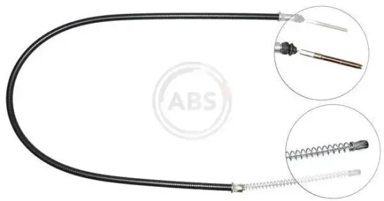 Seilzug, Feststellbremse hinten rechts A.B.S. K12598 Bild Seilzug, Feststellbremse hinten rechts A.B.S. K12598