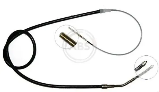 Seilzug, Feststellbremse hinten links hinten rechts A.B.S. K13246 Bild Seilzug, Feststellbremse hinten links hinten rechts A.B.S. K13246