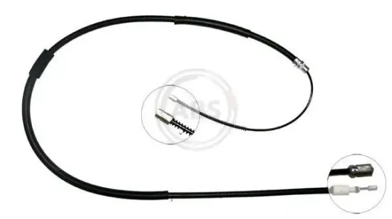 Seilzug, Feststellbremse hinten links A.B.S. K13357 Bild Seilzug, Feststellbremse hinten links A.B.S. K13357