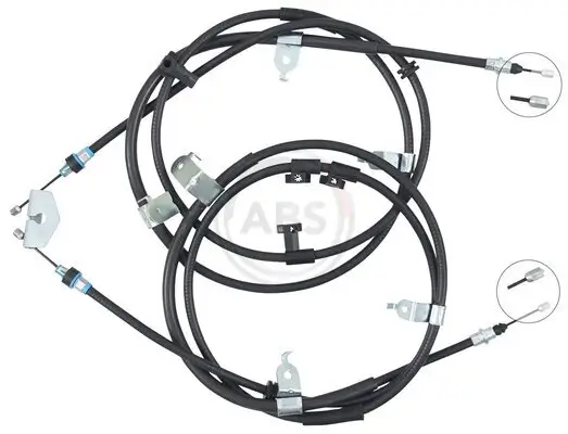 Seilzug, Feststellbremse hinten links hinten rechts A.B.S. K14044 Bild Seilzug, Feststellbremse hinten links hinten rechts A.B.S. K14044