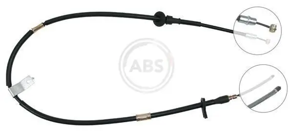 Seilzug, Feststellbremse hinten rechts A.B.S. K14078