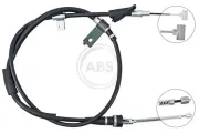 Seilzug, Feststellbremse hinten links A.B.S. K14095