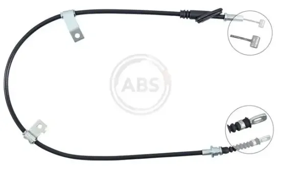 Seilzug, Feststellbremse hinten rechts A.B.S. K14103 Bild Seilzug, Feststellbremse hinten rechts A.B.S. K14103