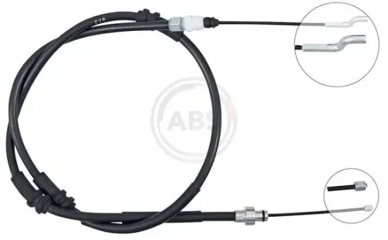 Seilzug, Feststellbremse hinten links hinten rechts A.B.S. K16026 Bild Seilzug, Feststellbremse hinten links hinten rechts A.B.S. K16026