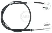 Seilzug, Feststellbremse hinten rechts A.B.S. K16708