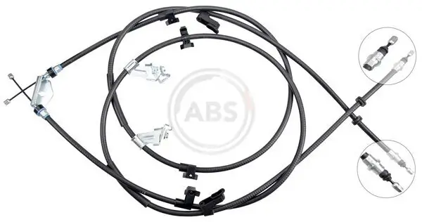 Seilzug, Feststellbremse hinten links hinten rechts A.B.S. K17261