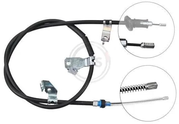 Seilzug, Feststellbremse hinten links A.B.S. K17287