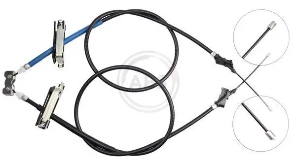 Seilzug, Feststellbremse Mitte A.B.S. K17442