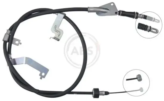 Seilzug, Feststellbremse hinten links A.B.S. K17481 Bild Seilzug, Feststellbremse hinten links A.B.S. K17481