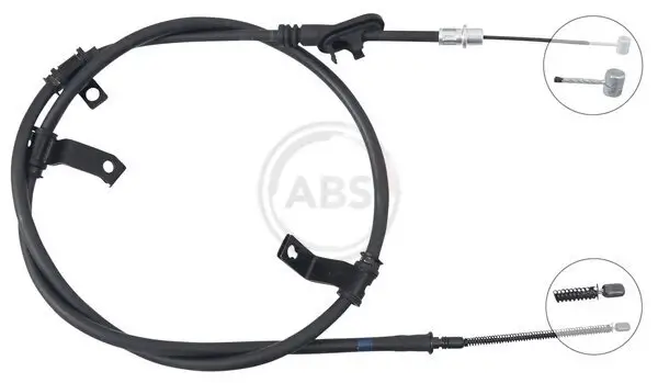 Seilzug, Feststellbremse hinten links A.B.S. K17484