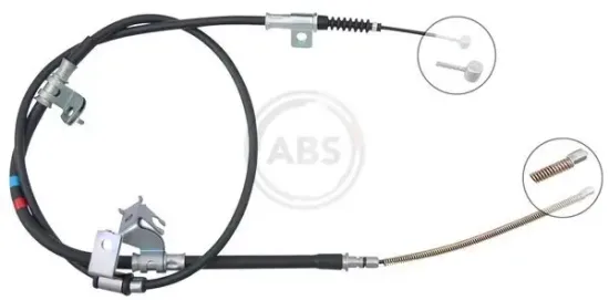 Seilzug, Feststellbremse hinten links A.B.S. K17502 Bild Seilzug, Feststellbremse hinten links A.B.S. K17502