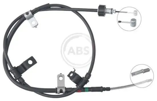 Seilzug, Feststellbremse hinten rechts A.B.S. K17505 Bild Seilzug, Feststellbremse hinten rechts A.B.S. K17505
