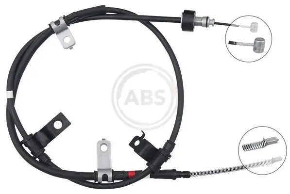 Seilzug, Feststellbremse hinten rechts A.B.S. K17506