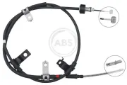 Seilzug, Feststellbremse hinten rechts A.B.S. K17506