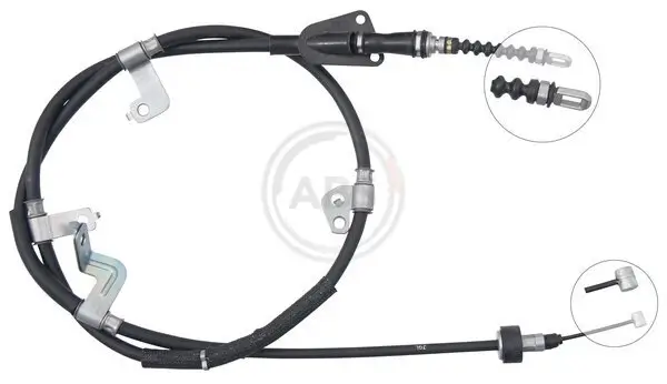 Seilzug, Feststellbremse hinten rechts A.B.S. K17515