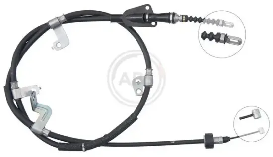 Seilzug, Feststellbremse hinten rechts A.B.S. K17515 Bild Seilzug, Feststellbremse hinten rechts A.B.S. K17515