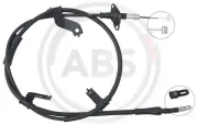 Seilzug, Feststellbremse hinten links A.B.S. K19767