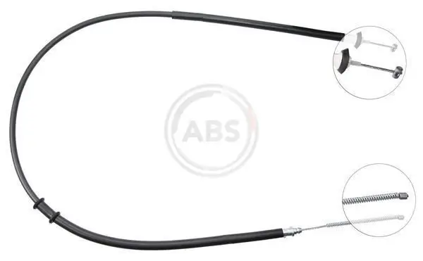 Seilzug, Feststellbremse hinten links hinten rechts A.B.S. K18176