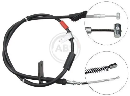 Seilzug, Feststellbremse hinten links A.B.S. K18797 Bild Seilzug, Feststellbremse hinten links A.B.S. K18797