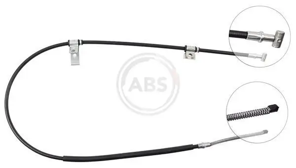 Seilzug, Feststellbremse hinten rechts A.B.S. K18898