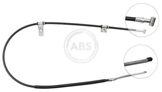 Seilzug, Feststellbremse hinten rechts A.B.S. K18898 Bild Seilzug, Feststellbremse hinten rechts A.B.S. K18898