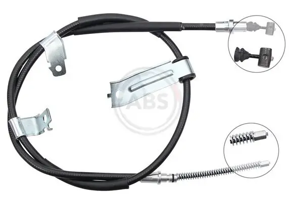 Seilzug, Feststellbremse hinten links A.B.S. K19009