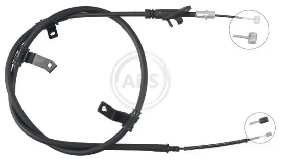 Seilzug, Feststellbremse hinten links A.B.S. K19187 Bild Seilzug, Feststellbremse hinten links A.B.S. K19187