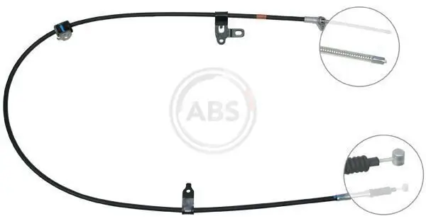 Seilzug, Feststellbremse hinten links A.B.S. K19317