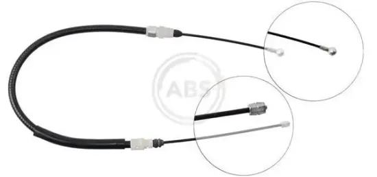 Seilzug, Feststellbremse hinten links A.B.S. K19747 Bild Seilzug, Feststellbremse hinten links A.B.S. K19747