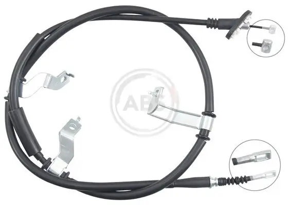 Seilzug, Feststellbremse hinten rechts A.B.S. K19809