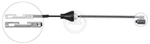 Seilzug, Feststellbremse hinten links hinten rechts A.B.S. K19999