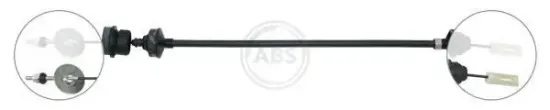 Seilzug, Kupplungsbetätigung A.B.S. K20390 Bild Seilzug, Kupplungsbetätigung A.B.S. K20390