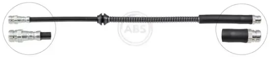 Bremsschlauch Hinterachse innen A.B.S. SL 1217 Bild Bremsschlauch Hinterachse innen A.B.S. SL 1217