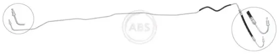 Bremsschlauch Hinterachse rechts A.B.S. SL 1402 Bild Bremsschlauch Hinterachse rechts A.B.S. SL 1402
