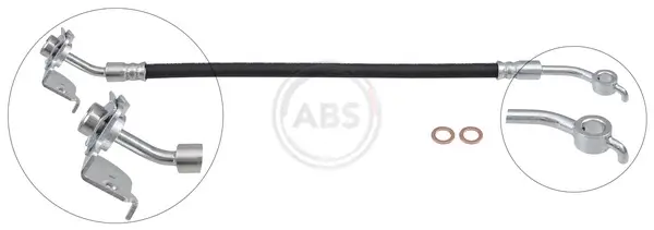 Bremsschlauch Hinterachse rechts A.B.S. SL 1460