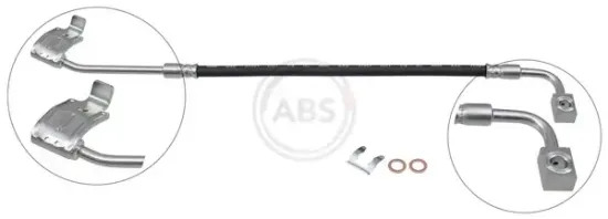Bremsschlauch Hinterachse links A.B.S. SL 1596 Bild Bremsschlauch Hinterachse links A.B.S. SL 1596