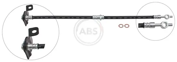 Bremsschlauch Hinterachse rechts A.B.S. SL 1623