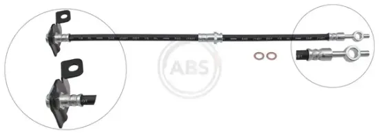 Bremsschlauch Hinterachse rechts A.B.S. SL 1623 Bild Bremsschlauch Hinterachse rechts A.B.S. SL 1623