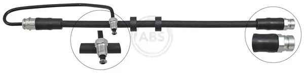 Bremsschlauch Vorderachse links A.B.S. SL 1651