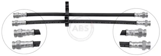 Bremsschlauch Hinterachse innen A.B.S. SL 3942 Bild Bremsschlauch Hinterachse innen A.B.S. SL 3942