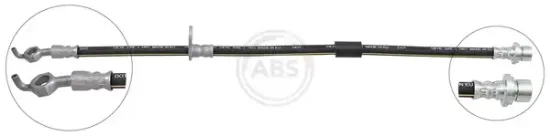 Bremsschlauch Vorderachse A.B.S. SL 4969 Bild Bremsschlauch Vorderachse A.B.S. SL 4969