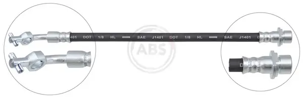 Bremsschlauch Hinterachse rechts außen A.B.S. SL 5807
