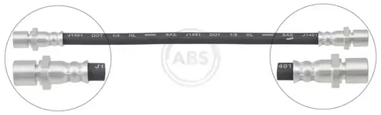 Bremsschlauch Hinterachse innen A.B.S. SL 6184 Bild Bremsschlauch Hinterachse innen A.B.S. SL 6184