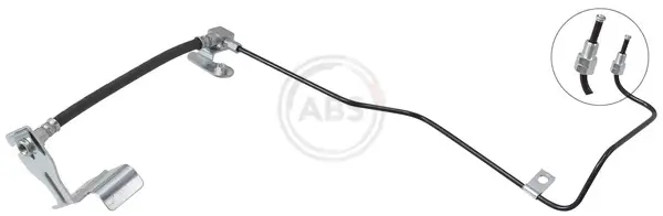 Bremsschlauch Hinterachse links A.B.S. SL 6186